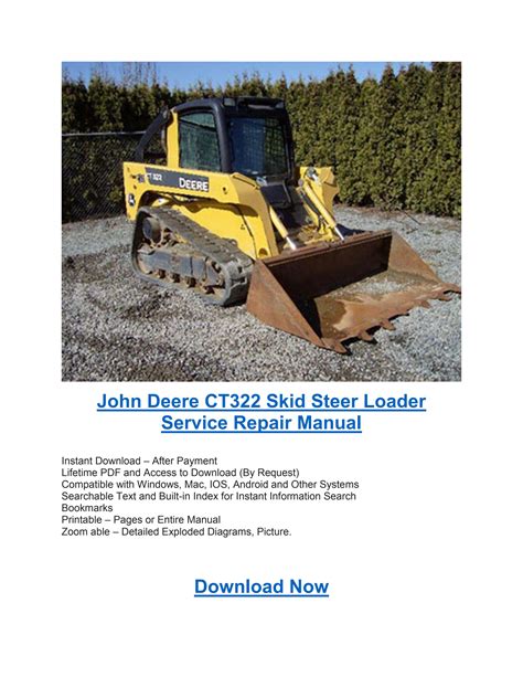 2007 john deere ct322 skid steer|john deere ct322 service manual.